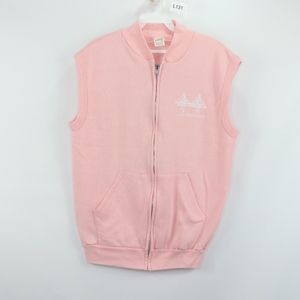 80s Sportswear Mens Medium San Francisco Vest Pink